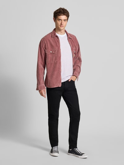 Levi's® Slim fit jeans van katoenmix met logopatch, model '515' Donkerblauw - 1