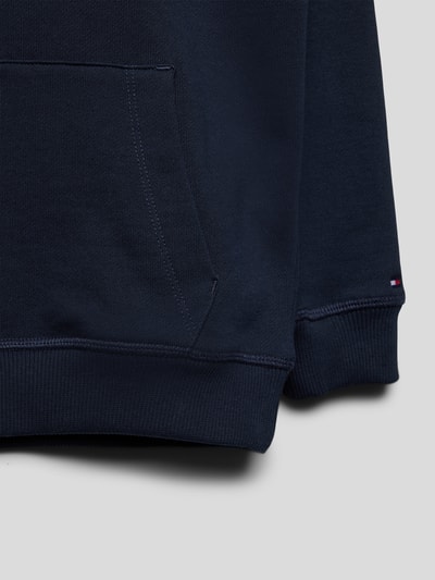 Tommy Hilfiger Teens Hoodie mit Label-Stitching Modell 'MONOGRAM' Marine 2