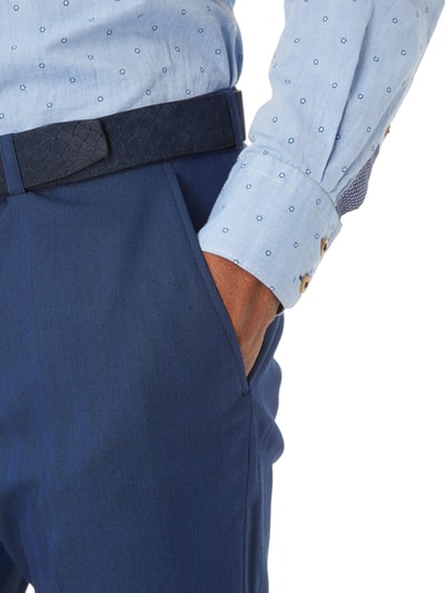 Montego Pantalon met glencheck Blauw - 3