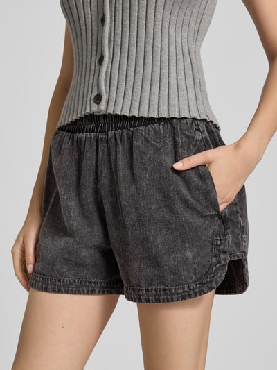 Noisy May Regular Fit Jeansshorts mit elastischem Bund Modell 'OREGON' Anthrazit 3
