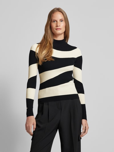 Essentiel Strickpullover mit Turtleneck Black 4