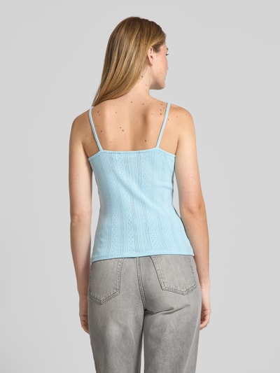 Vero Moda Regular Fit Top aus reiner Baumwolle Modell 'LISA' Hellblau 5
