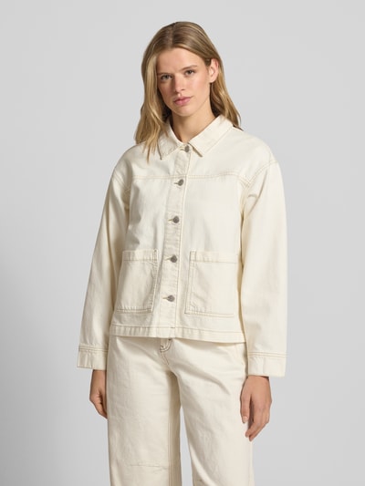 JJXX Jeansjacke mit Eingrifftaschen Modell 'RACHEL' Offwhite 4
