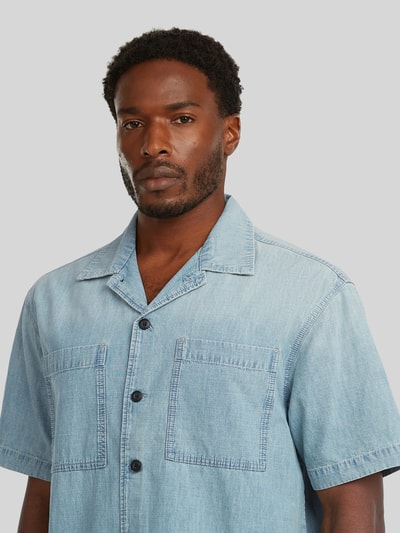 G-Star RAW Koszula casual o kroju relaxed fit z czystej bawełny Jasnoniebieski 3