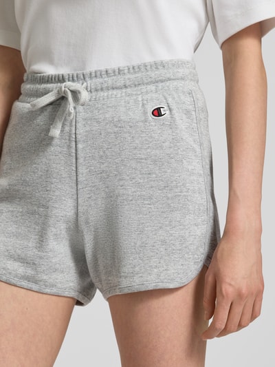CHAMPION Sweatshorts met labeldetail Lichtgrijs - 3
