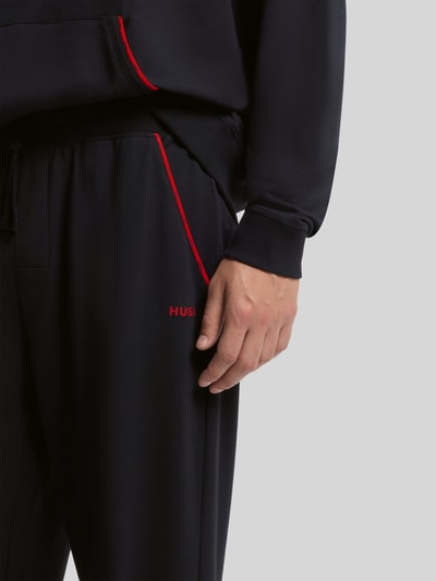 HUGO Regular Fit Sweathose aus Baumwollmix Modell 'NOAH' Black 3