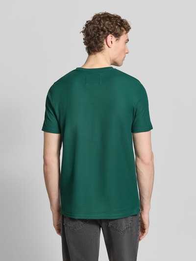 Fynch-Hatton Regular Fit T-Shirt mit Logo-Stitching Dunkelgruen 5