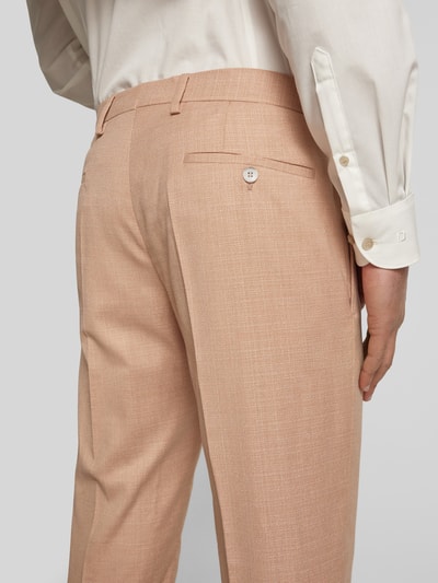 Strellson Slim Fit Anzughose mit Bügelfalten Modell 'Kynd' Rostrot 3