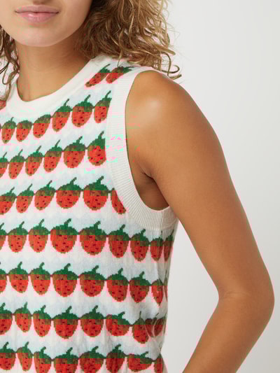 Levi's® Stricktop mit Allover-Muster  Offwhite 3