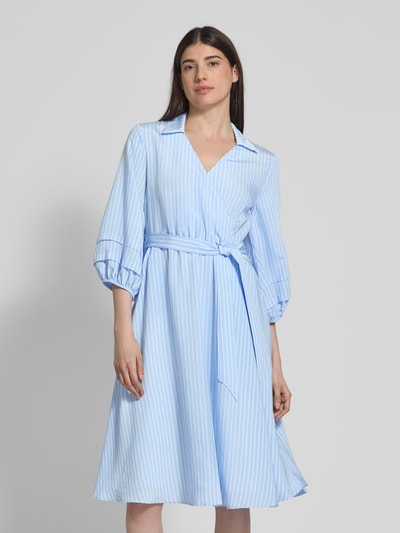 More & More Hemdblusenkleid mit Bindegürtel Sky 4