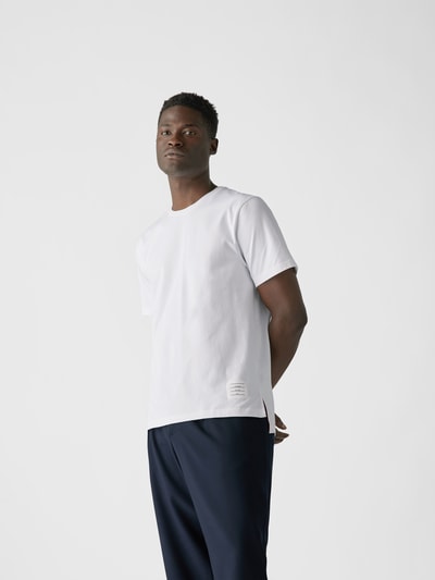 Thom Browne T-Shirt mit Brand-Detail Weiß 4