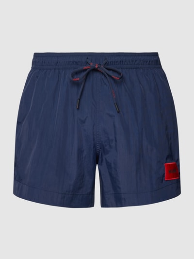 HUGO Badehose mit Label-Patch Modell 'Dominica' Marine 2