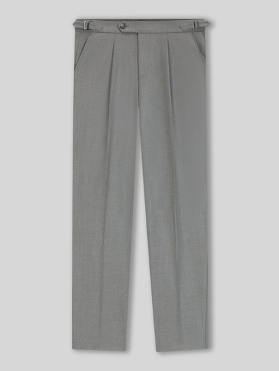 BOSS Tapered Hose aus reiner Schurwolle Modell 'PERINO' Hellgrau 2