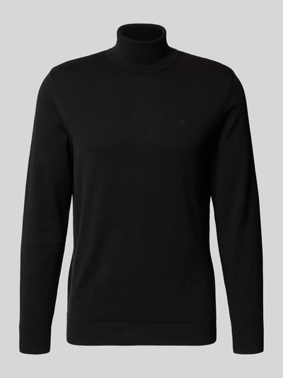 Tom Tailor Regular fit coltrui van puur katoen Zwart - 2