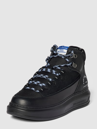 Karl Lagerfeld High Top Sneaker mit Label-Prägung Black 1