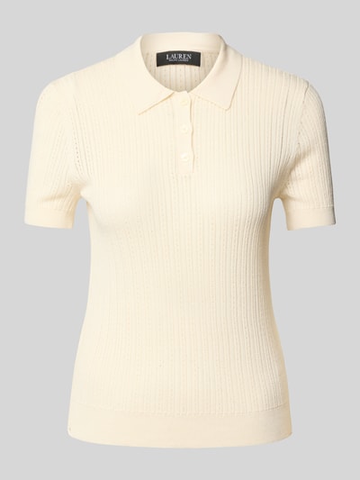 Lauren Ralph Lauren Poloshirt met korte knoopsluiting Offwhite - 2