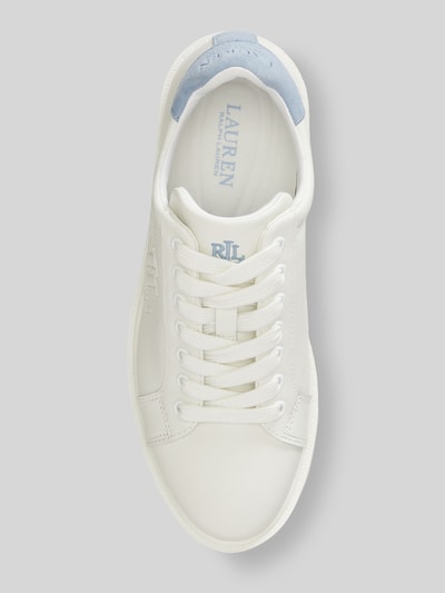 Lauren Ralph Lauren Sneaker aus echtem Leder mit Logo-Stitching Weiss 3