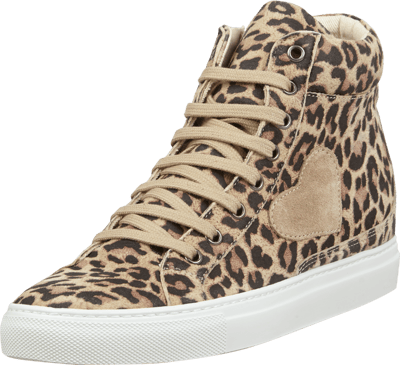 TWINSET Wedge-Sneakers mit Leopardenmuster Mittelbraun 4