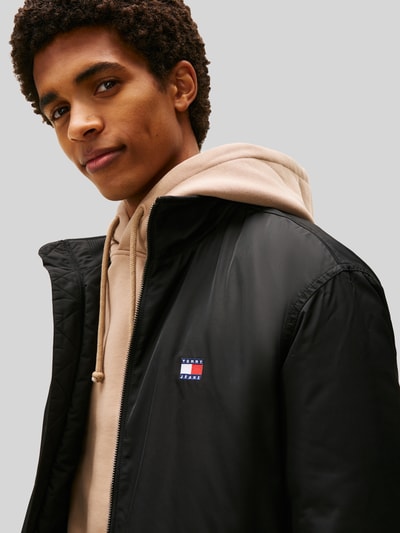 Tommy Jeans Regular Fit Blouson mit Label-Patch Black 3