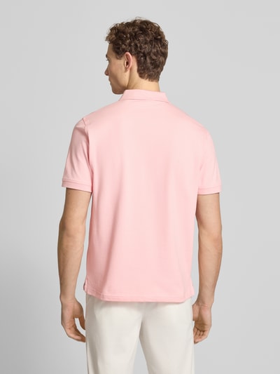 GANT Regular fit poloshirt met gestikt logo Felroze - 5