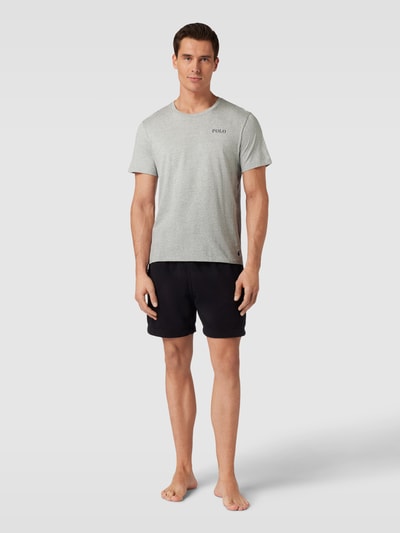 Polo Ralph Lauren Underwear T-Shirt mit Label-Print Modell 'LIQUID COTTON' Mittelgrau Melange 1