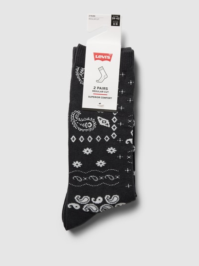 Levi's® Socken mit Label-Details im 2er-Pack Black 3