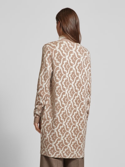 Vero Moda Lange cardigan met lange mouw, model 'NANCY' Taupe - 5