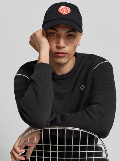 Kenzo Basecap aus reiner Baumwolle Black 1
