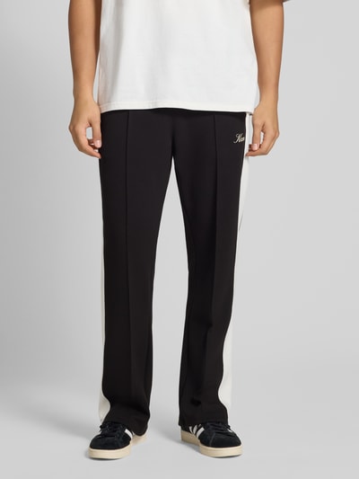 KARL KANI Regular Fit Sweatpants mit Label-Print Black 4