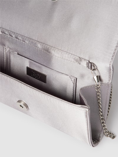 Jake*s Cocktail Clutch mit kurzem Schulterriemen Silber 3