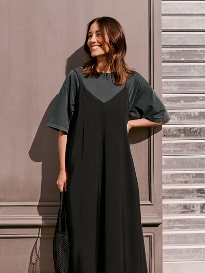 P&C* curated by Anna Schürrle Maxikleid mit verstellbaren Spaghettiträgern Black 7
