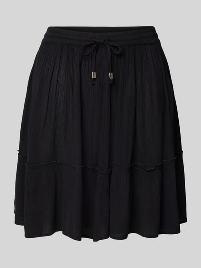 Only Spódnica mini rozkloszowana z elastycznym pasem model ‘IBIZA’ Czarny 2