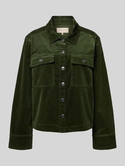 FREE/QUENT Jacke mit Knopfleiste Modell 'Cordy' Khaki 2