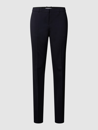 BOSS Stoffen broek met persplooien Marineblauw - 2