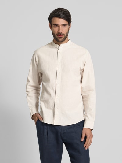 SELECTED HOMME Vrijetijdsoverhemd met knoopsluiting, model 'REGNEW' Offwhite - 4