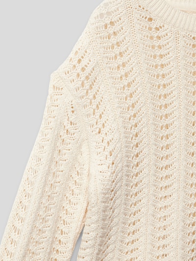 Marc O'Polo Strickpullover mit Label-Detail Offwhite 2