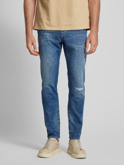 BOSS Orange Regular Fit Jeans im 5-Pocket-Design Modell 'Re.Maine' Jeansblau 4