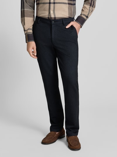 Christian Berg Men Regular fit stoffen broek met viscose Marineblauw - 4