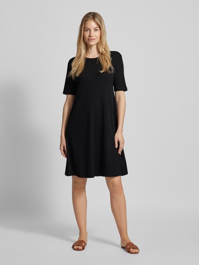 Marc O'Polo Knielanges Kleid in unifarbenem Design Black 1