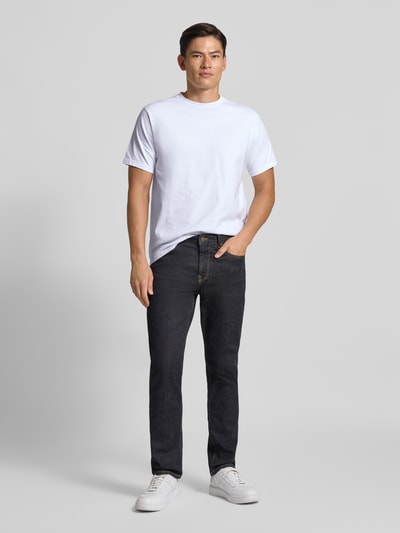 American Vintage T-shirt z okrągłym dekoltem model ‘FIZVALLEY’ Biały 1