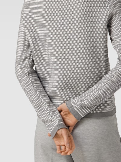 Tom Tailor Gebreide pullover met structuurmotief Lichtgrijs - 3