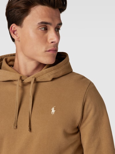 Polo Ralph Lauren Hoodie met labelstitching Lichtbruin - 3