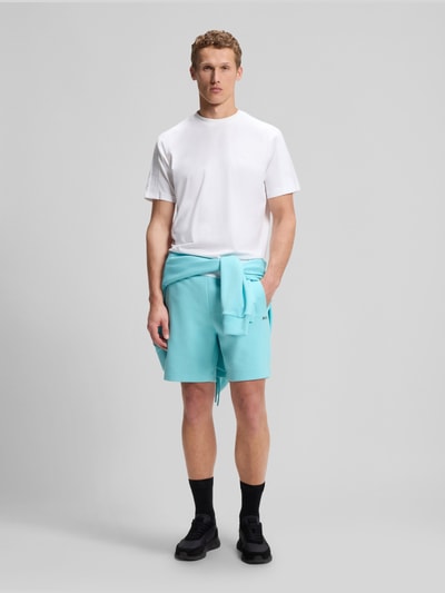 BOSS Green Regular Fit T-Shirt aus Baumwoll-Mix Modell 'TS_Union Tape' Weiss 1
