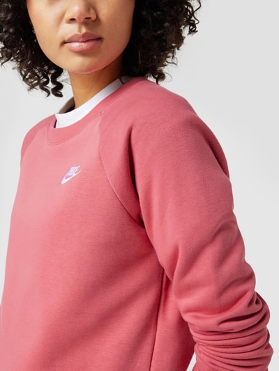 Nike Sweatshirt mit Logo-Stitching Pink 3