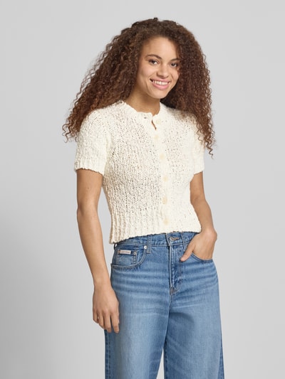 Topshop Slim Fit Cardigan in Strick-Optik Modell 'Sivy' Weiss 4