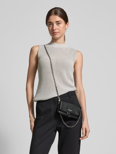 Zadig & Voltaire Crossbody Bag aus echtem Rindsleder Modell 'ROCK' Black 1