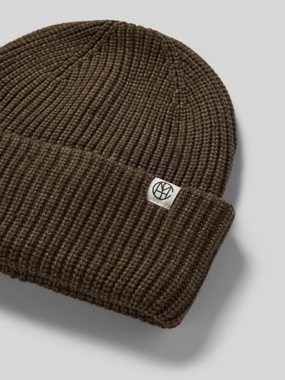 MSCH Copenhagen Czapka beanie z mieszanki wiskozy model ‘GALINE RACHELLE’ Oliwkowy 2