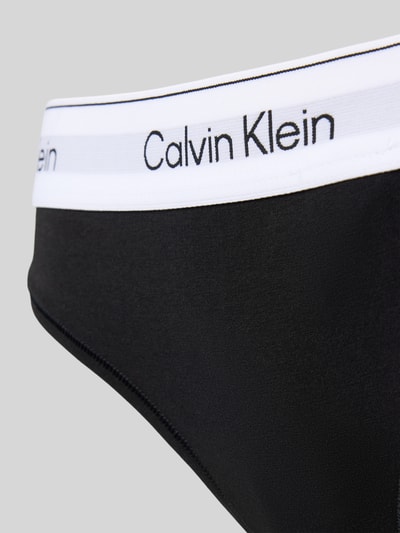Calvin Klein Underwear String mit elastischem Logo-Bund Black 2