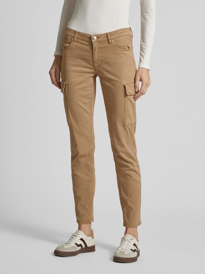 Marc O'Polo Slim Fit Cargohose aus Lyocell-Mix mit samtiger Oberfläche Modell 'LULEA' Beige 4