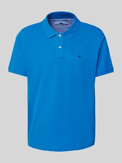 Fynch-Hatton Koszulka polo o kroju regular fit z wyhaftowanym logo Królewski niebieski 2